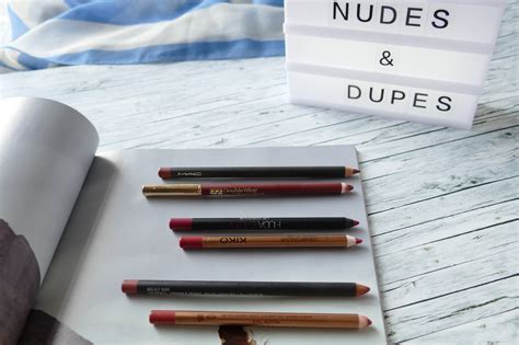 The best nude lipliners and their dupes (Charlotte Tilbury, Huda。